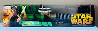 Boxed Luke Skywalker electronic lightsaber full view