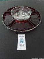 assembled platter with inserts and center bowl