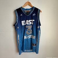 Front view of blue Adidas NBA East All-Star jersey #3