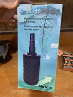Front of Matala EZ Bio 11 Filter retail box showing product image and branding