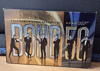 Front of Bond 50 slipcase outer box