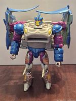 Front view robot mode showing overall condition and colors