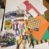 Overview of all craft tools and materials