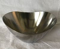 Oblique view showing interior and rim shape