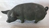 Full side view of ceramic sow