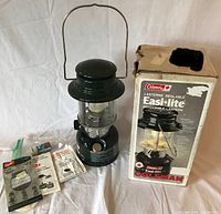 Lantern with box, accessory packs and funnel bag
