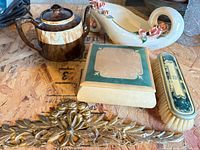 Group shot of all five items on surface