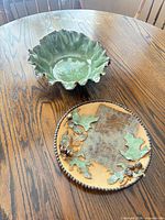 Plate and bowl on tabletop