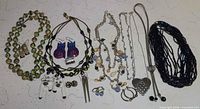 Full lot overview showing all jewelry pieces