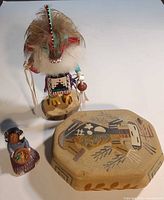 Overall view of all three items