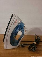 Full view of Sunbeam Safety Glide iron with cord