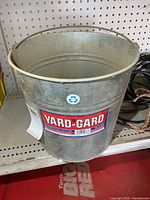 Front view showing Yard-Gard label and overall condition