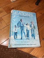Front cover of Eaton's Spring and Summer 1974 catalog showing wear
