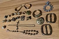 All items laid out on wood surface