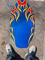 Top view showing graphic design and overall shape