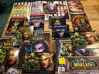 Overall layout of manuals, guides, catalogs, sleeve and discs