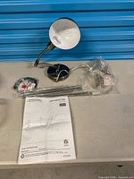 Lamp, hardware, manual laid out