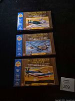Three AHM model kit boxes stacked with lot tag visible