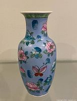 Full front view of vase showing overall design