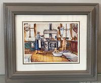 Full view of framed Trisha Romance print