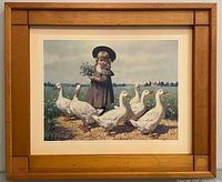 Full view of framed art print