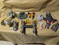 Overhead view of all 12 vehicles