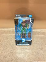 Front view of sealed Green Arrow Connor Hawke action figure packaging