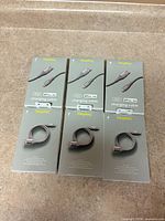 Six sealed Heyday cable boxes front view