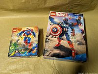 Front view of both sealed LEGO sets