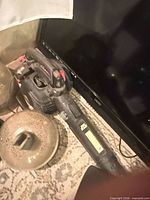 Full view of Craftsman gas leaf blower with attached tube