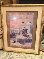 Full view of framed poster