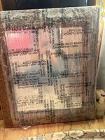 Full view of mirror with protective film