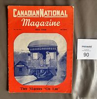 Front cover showing title, date and royal visit photo