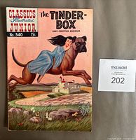Front cover of Classics Illustrated Junior No. 540 comic showing title, artwork, 15¢ price.