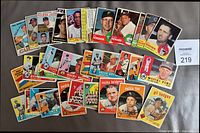 all 31 cards fronts laid out showing variety and brands