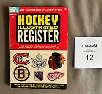 Front cover showing title, price and Original Six logos