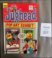 Front cover showing title, price, and Pop Art Exhibit artwork