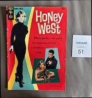 Front cover of Honey West #1 comic showing condition