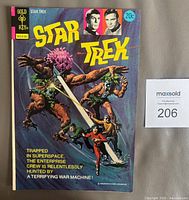 Front cover of Star Trek #22 showing 20¢ price and Gold Key logo