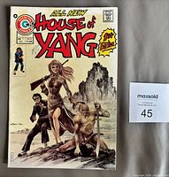 Front cover of 1975 Charlton All New House of Yang #1 comic with MaxSold lot tag