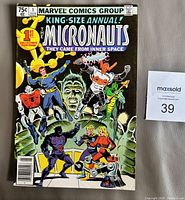 Front cover of The Micronauts King-Size Annual #1