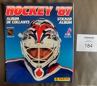 Front cover of the 1987 Panini Hockey '87 sticker album