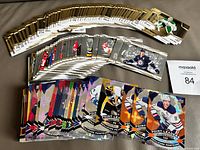 Spread of Net Keepers, Point Leaders and Hockey Triumphs cards