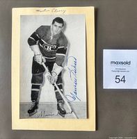 Front view of signed Beehive photo on mount