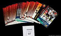 Fan display of all 21 Ottawa Senators postcards