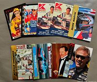 Front view of all nine cards laid out