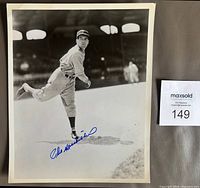 Full view of autographed 8"x10" photo