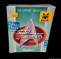 Front view of sealed SkyBox Star Trek TNG Season 3 wax box showing main logo and shrink-wrap.