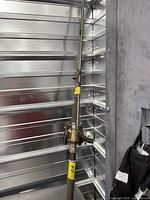 Full view of fishing rod with reel attached