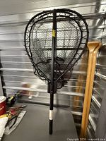 Overall view showing folding hoop and telescopic handle